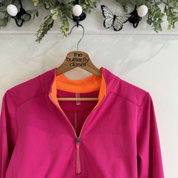 New Free People Movement Tell Me Something Colorblock Quarter Zip Cropped - Picture 2 of 4